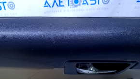 Door trim card rear left Toyota Camry v50 12-14 usa beige with beige insert cloth, armrest beige cloth, scratches, abrasions, for dry cleaning