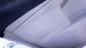 Door trim card rear left Toyota Camry v50 12-14 usa gray with black insert plastic, gray armrest rubber, scuffs, scratches