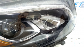 Front right headlight complete Mercedes GLC 16-19 LED with seal, sand