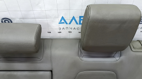 Rear seat left Honda CRV 17-19 gray leather, perforation, dry cleaning, scratches on the lining