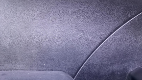 Door trim card rear left Toyota Camry v50 12-14 usa gray with black insert plastic, gray armrest rubber, scuffs, scratches, crack in fastening, plastic turned white