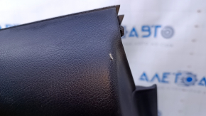 Door trim card rear left Lexus RX350 RX450h 10-15 black with black insert leather, armrest gray leather, type 1, scratches, dents, abrasions, scuffs, tear
