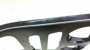 Front panel trim center Mercedes GLC 16-19 black wood, scratches, worn