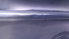 Door trim card rear left Lexus ES300h ES350 13-18 black with black insert leather, armrest black leather, molding light wood gloss, dents, scuffs, dented leather, abrasions, scratches
