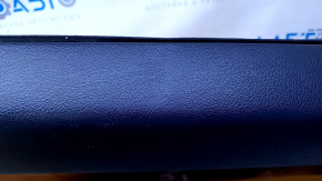 Door trim card rear left Lexus ES300h ES350 13-18 black with black insert leather, armrest black leather, molding light wood gloss, dents, scuffs, dented leather, abrasions, scratches