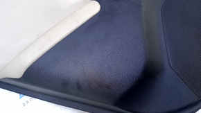 Door trim card rear left Lexus CT200h 11-17 black with beige insert leather, armrest beige leather, molding gray structure, scratches, abrasions, for dry cleaning