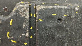 Rear engine guard Mercedes GLC 300/350e 16-22 cracks, breaks, abrasions