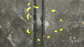Rear engine guard Mercedes GLC 300/350e 16-22 cracks, breaks, abrasions