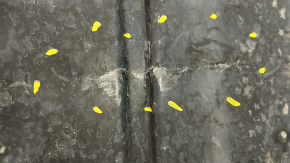 Rear engine guard Mercedes GLC 300/350e 16-22 cracks, breaks, abrasions