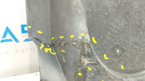 Rear engine guard Mercedes GLC 300/350e 16-22 cracks, breaks, abrasions