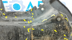 Front bumper protection Mercedes GLC 300/350e/43 16-22 cracks, worn