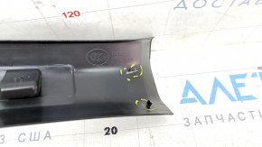 Door sill trim rear right Mercedes GLC 16-22 black, broken fasteners