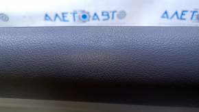 Door trim card rear left Toyota Camry v40 gray with gray insert leather, armrest gray leather, scuffs, scuffs, dents, scratches, whitened plastic