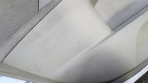 Door trim card rear left Toyota Camry v50 12-14 usa beige with beige insert cloth, armrest beige cloth, scratches, abrasions, dent, plastic turned white, for dry cleaning