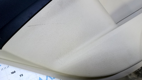 Door trim card rear left Toyota Camry v50 12-14 usa beige with black insert plastic, armrest black rubber, scratches, abrasions, dent