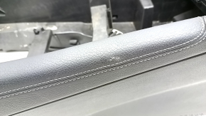 Console central armrest Mercedes GLC 16-19 leather black, tear, scratches