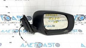 Side mirror right Infiniti QX50 19-5 pins, turn signal, white QAB