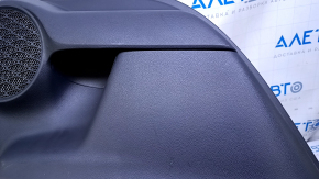 Door trim card rear left Toyota Prius 50 16- gray with beige insert leather, armrest beige leather, scuffs, scratches