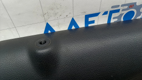 Door trim card front left Mercedes GLC 16-22 black leather, ebony insert, armrest black leather, bumps, scratches, tears