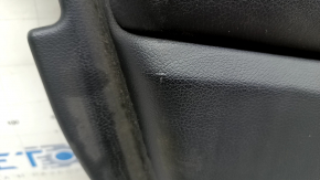 Door trim card front left Mercedes GLC 16-22 black leather, ebony insert, armrest black leather, bumps, scratches, tears