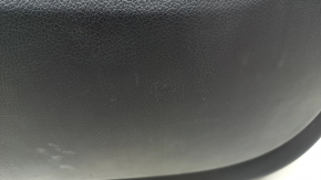 Door trim card front left Mercedes GLC 16-22 black leather, ebony insert, armrest black leather, bumps, scratches, tears