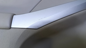 Door trim card rear left Toyota Prius 30 10-15 beige, with beige insert leather, armrest beige leather, scratches, abrasions