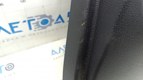 Door trim card rear right Mercedes GLC 16-22 black leather, ebony insert, armrest black leather, tears, dents
