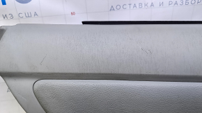 Door trim card rear left Toyota Prius 30 10-15 gray with gray insert leather, armrest gray leather, molding gray structure, under the tweeter, scuffs, scratches