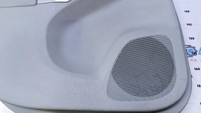 Door trim card rear left Toyota Prius 30 10-15 gray with gray insert leather, armrest gray leather, molding gray structure, under the tweeter, scuffs, scratches