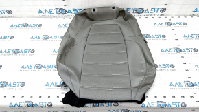 Driver's seat back upholstery Honda CRV 17-22 gray leather, perforated, dry-cleanable