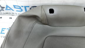 Driver's seat back upholstery Honda CRV 17-22 gray leather, perforated, dry-cleanable