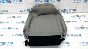 Driver's seat back upholstery Honda CRV 17-22 gray leather, perforated, dry-cleanable