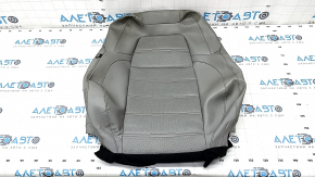 Honda CRV 17-22 passenger seat back upholstery grey leather, perforated, dry cleanable