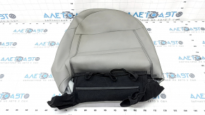 Honda CRV 17-22 passenger seat back upholstery grey leather, perforated, dry cleanable