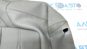 Honda CRV 17-22 passenger seat back upholstery grey leather, perforated, dry cleanable