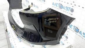 Bare rear bumper Infiniti QX50 19- black, crack in mount