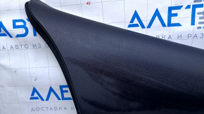 Door trim card rear left Mazda 3 14-18 BM black, with gray insert cloth, armrest black plastic, scuffs, scratches