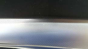 Door trim card front right Infiniti QX50 19- black, insert black leather, armrest black leather, gray stitching, molding silver, butts