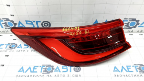 Light outer wing left Infiniti QX50 19-