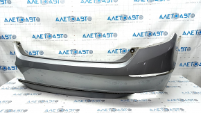Bare rear bumper Honda Accord 18-22 for parking sensors, silver, no left part,