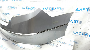 Bare rear bumper Honda Accord 18-22 for parking sensors, silver, no left part,