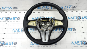 Naked steering wheel Infiniti QX50 19- leather black, scratch