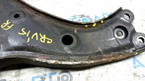 Lower front right arm Honda CRV 15-16 without ball joint, rusty, cracked silent block, dented