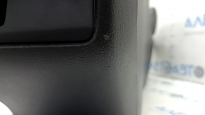 Console center armrest and cup holders Infiniti QX50 19- leather, black, scratches