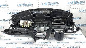 Torpedo front panel with AIRBAG Infiniti QX50 19- black, under speaker, chrome used
