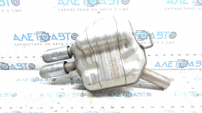 Muffler rear part with barrel Audi A4 B8 13-16 rest 2.0T with tips