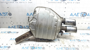 Muffler rear part with barrel Audi A4 B8 13-16 rest 2.0T with tips