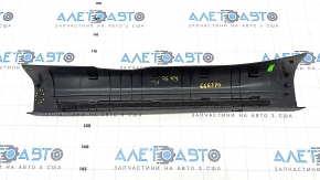 Door sill trim inner left Infiniti QX50 19- black, scratches, broken fasteners