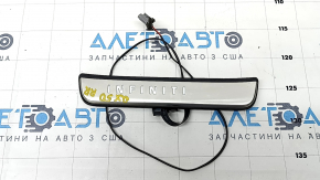 Door sill trim outer rear right Infiniti QX50 19- chrome with backlight, scratches