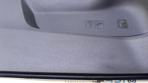 Door trim card rear left Toyota Sienna 11-14 beige with beige insert plastic, scuffs, scratches